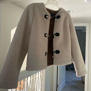 Zara cream jacket XS